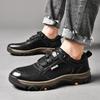 Herren Freizeit Schuhe 2026: Bequemes rundes Zehenteil, Wander- & Business-Leder, Britischer Stil