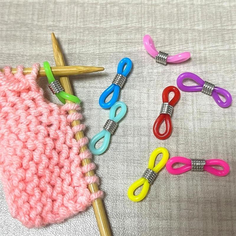 8/16 PCS Knitting Needle Stoppers Needle Tip Stoppers Knitting Accessories for Crocheting Craft Project Hand Knitting
