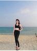 Women's Long-Sleeve Sun Protection Wetsuit Set for Surfing & Snorkeling