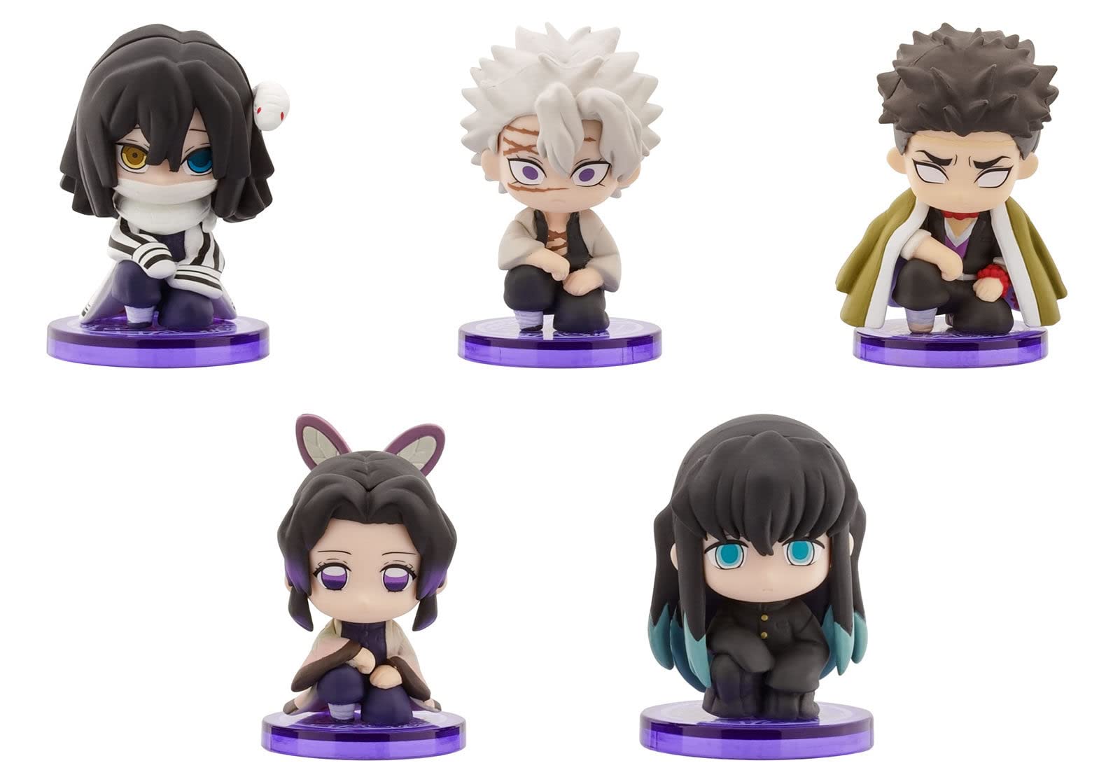 

Demon Kimetsu no Yaiba Suwarasetai 4 Pillar Meeting Types Set Gacha Gacha Capsule Toy Slayer [5 (Full Complete)]