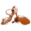 Professional Women Latin Dance Shoes Salsa Ballroom Dancing Shoes Indoor Heel 7cm