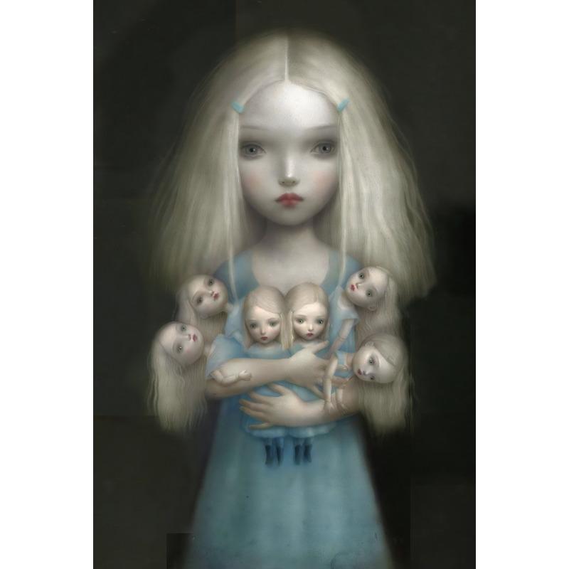 Dark World Creepy Cartoon Art By Mark Ryden Posters Canvas Painting Pop Wall Art Print Pictures for Living Room Wall Home Decor