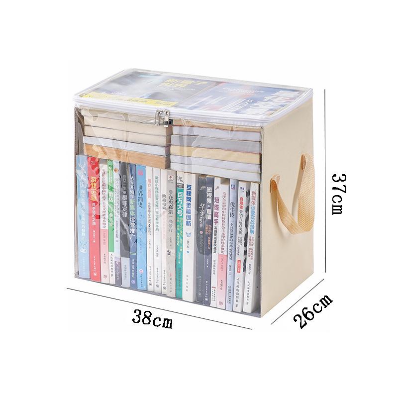 Student Book and Toy Organizer - Foldable Storage Box for Clothes and Books