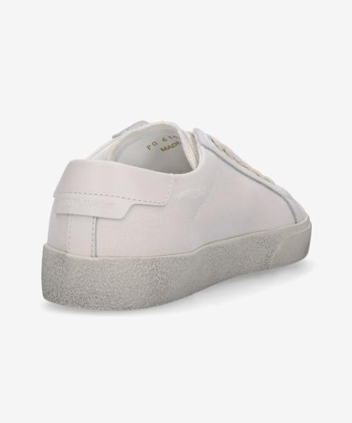 Saint Laurent Baskets Basses SL06 - Crème 610648GUP109113SS25