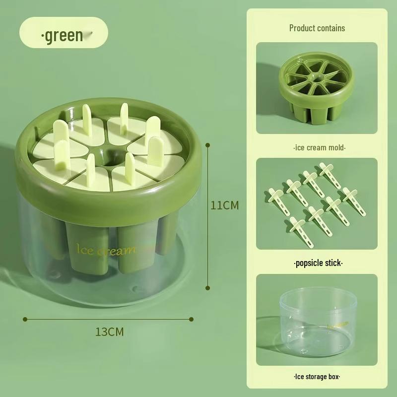 Homemade Ice Cream & Popsicle Mold for Kids - Summer Frozen Treats & Fruit Ice Cube Tray