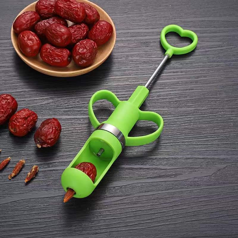 Kirschenentkerner Edelstahl Rutschfester Griff Perfekt für Küche Backen Und Snackzubereitung