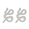 European and American wind snake earrings female punk metal wound cobra earrings ins exaggerated earrings