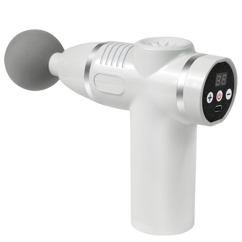 Silent Multi-Head Massage Gun for Deep Muscle Relaxation