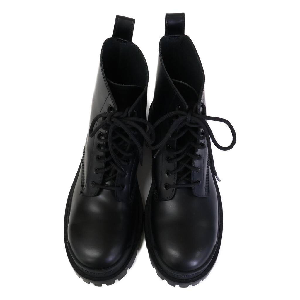 Balenciaga 590974 STRIKE LACE-UP pantofi cu șireturi 38 negruFolosit