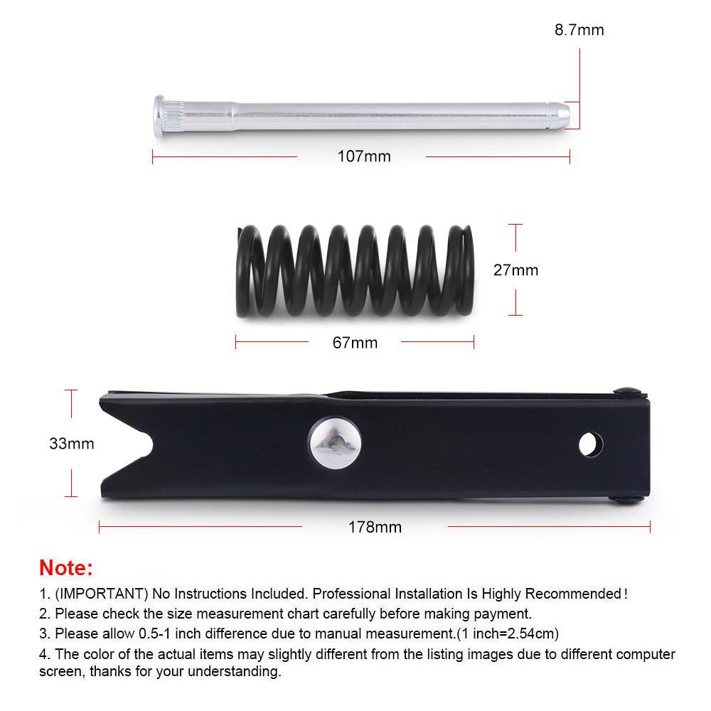 Door Hinge Pins Pin and Bushing Kit With Door Spring Tool And Hinge Spring for Chevy S10 for GMC S15 94-04 CU