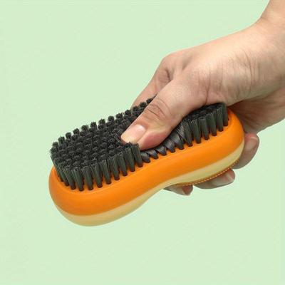 Kreative Farbkontrast-Waschbürste Doppelseitige Borsten Multifunktionale Weichgummi Unterwäsche-Reinigungsbürste Artefakte Schuh