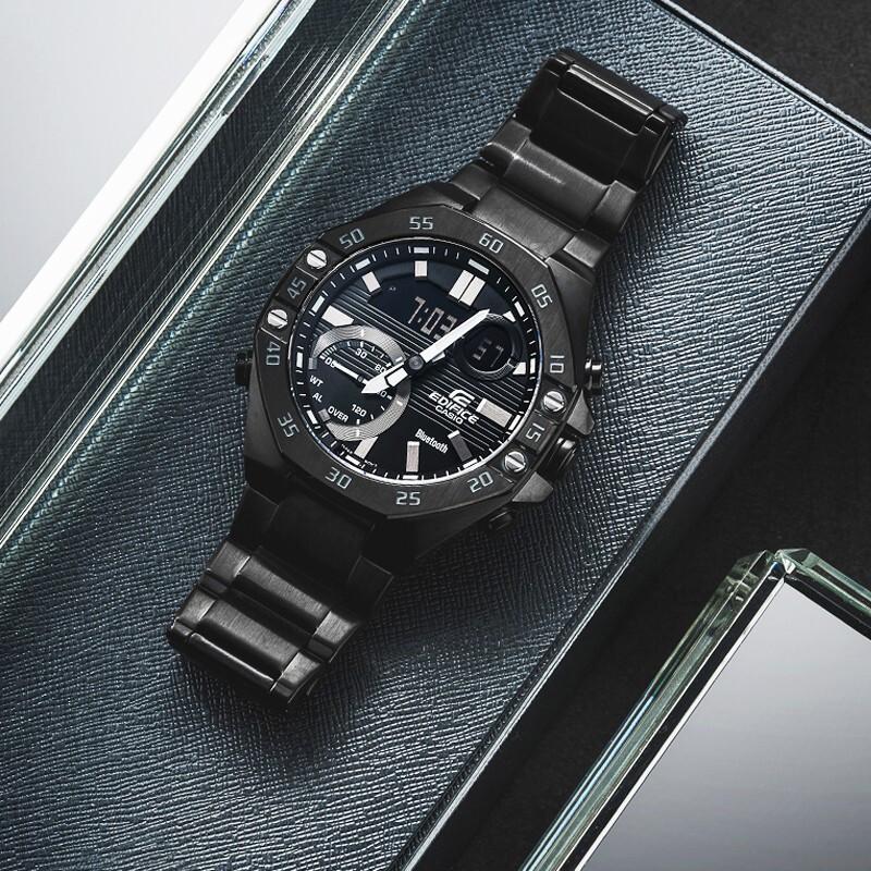 Casio Men EDIFICE Black Watch ECB-10YDC-1A ECB-10YDC-1A