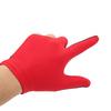 Left Hand Billiard Gloves Polyurethane Fiber Average Size Three Fingers Billiard Gloves for