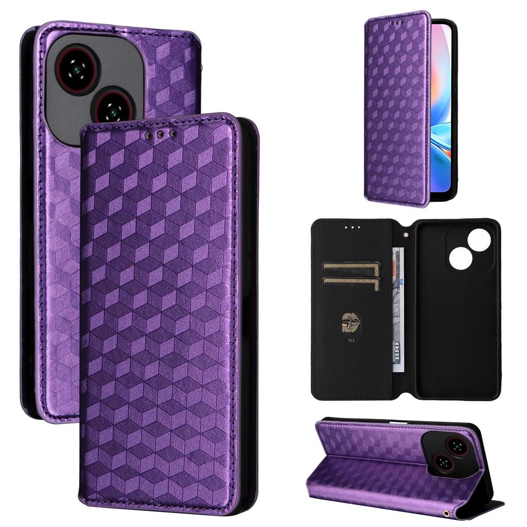 Flip-Cover für ZTE Blade A35E / Blade A35e, PU-Leder, Rundumschutz mit [RFID-Blockierung]