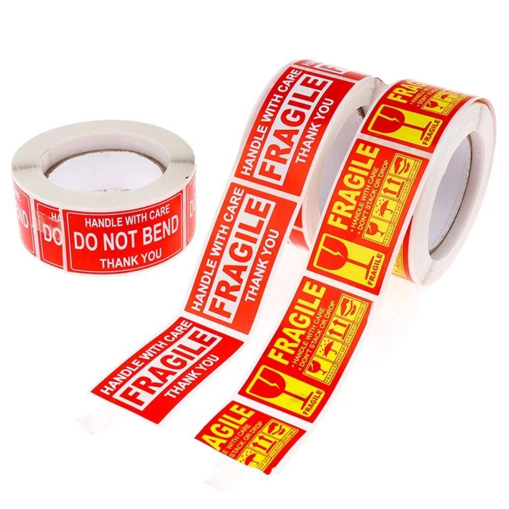 250Pcs/Roll 25x45mm Fragile Shipping Stickers Fragile Roll Sticker Fast Drop Shipping