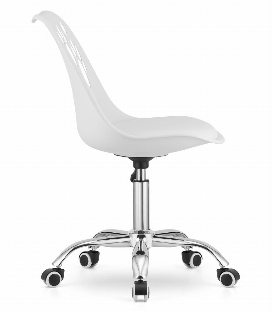 PRINT swivel chair - white