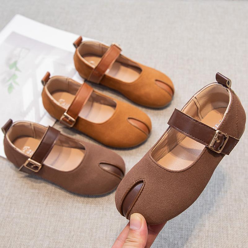 New Children Fashion Girls Casual Shoes Non-slip Versatile Soft Round-toe Kids Simple Shallow Mary Janes Chic Breatheable Cute