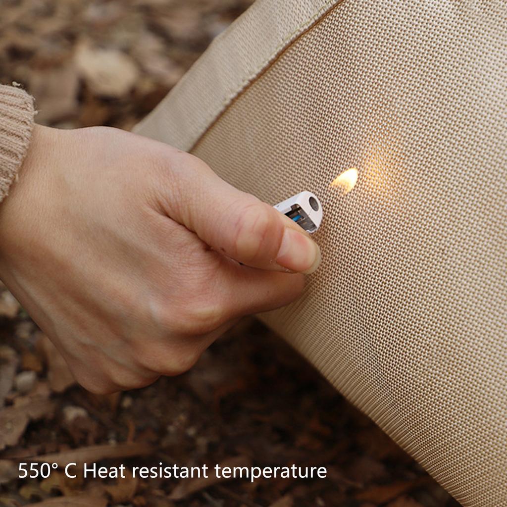 Panno Ignifugo Proteggi Pavimento Pieghevole Tappetino Ritardante di Fiamma Coperta Resistente al Calore per Barbecue e Uso Attività all'Aperto