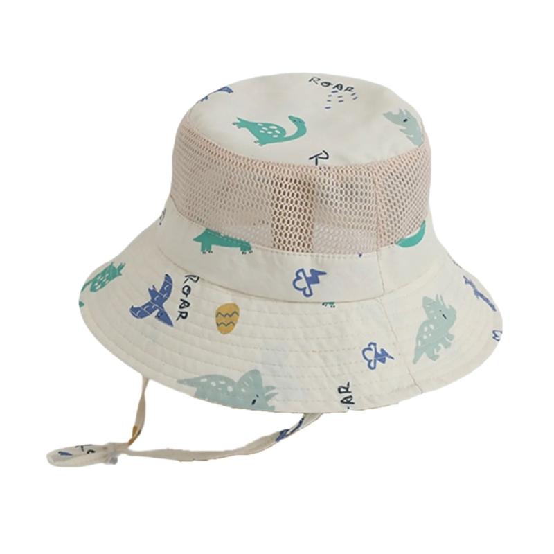Chapeau Bob Queue de Cheval Élégant Respirant Chapeau de Pêcheur pour Enfants Joli Chapeau de Forme pour Plage Camping