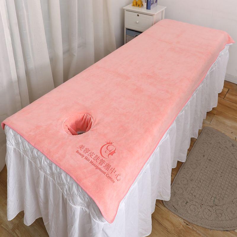 

Ultra-Thick Beauty Salon Massage Sheet with Hole - Large Bed & Bath Towel Covering Single Towel 35x75