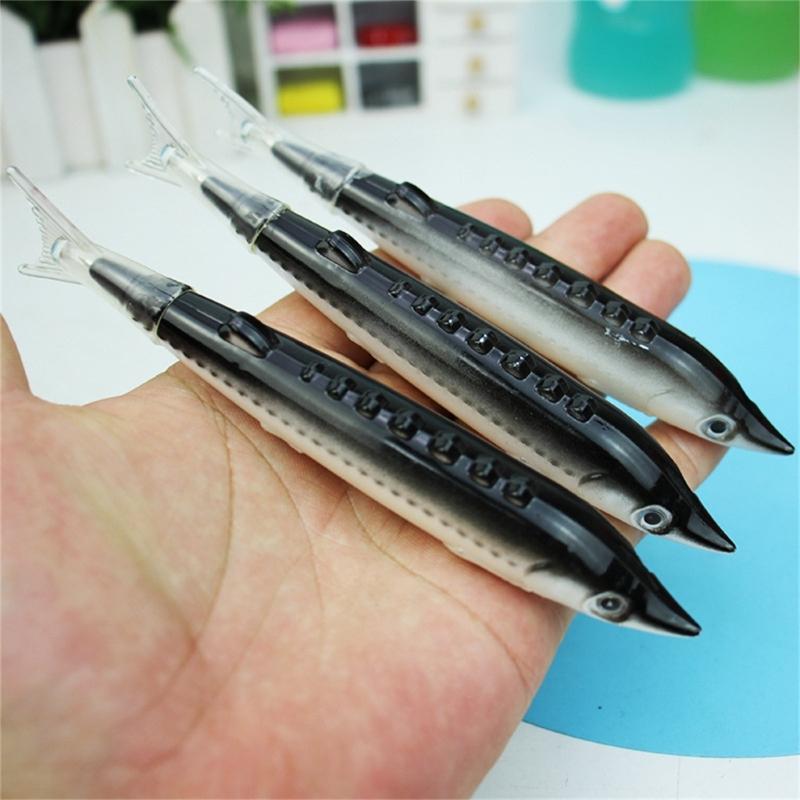 6Pcs Fish Shape Ballpoint Pen Novelty Writing Pen Christmas Stocking Fillers for Student Reward Birthday Party Favor