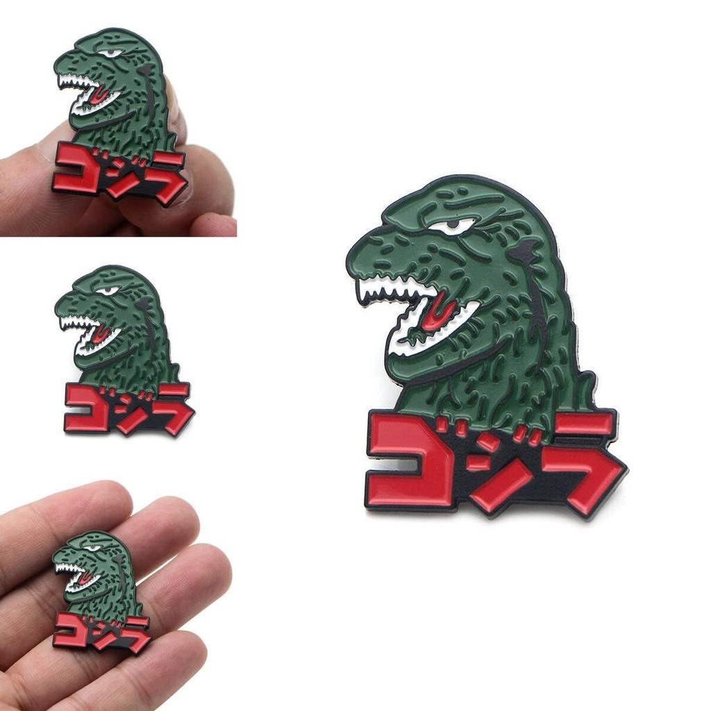 Squisiti Spille Smaltate Mostri di Godzilla Anime Cosplay Spilla Metallica Per Zaino Borse Cappelli