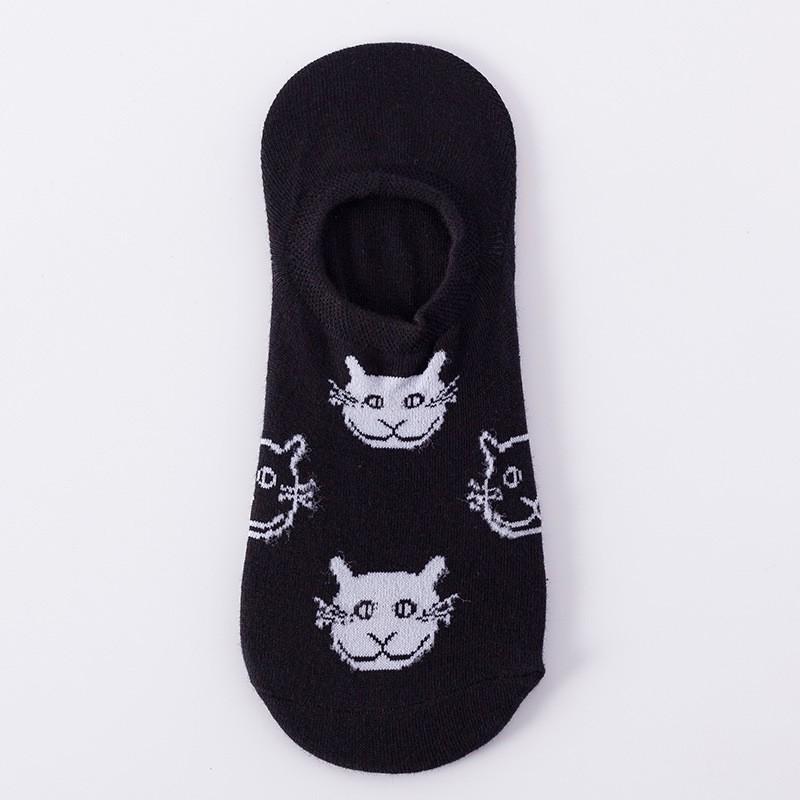 Womens Invisible Low-Cut Cotton Socks Non-Slip Ankle Breathable Casual Short Daily Wear