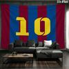 Lionel Messi Wall Tapestry Aesthetic Wall Hanging Printed Fabric Blanket Decorative Tapestries for Bedroom Living Room Home Decor