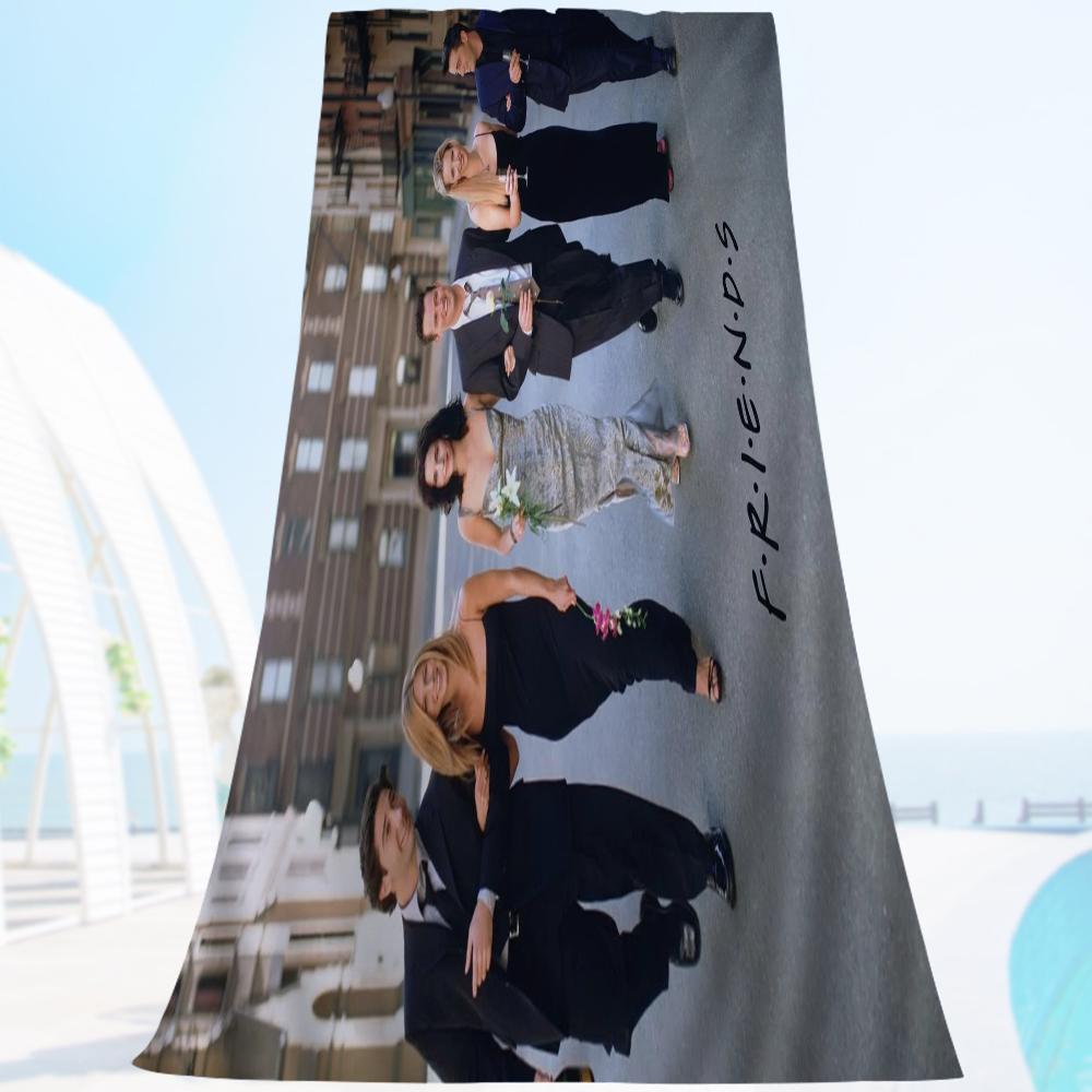 F-Friend  Tv Show Towel Microfiber Beach Towel Absorbent Quick Dry Soft Yoga Swimming Resort Mountain Climbing Towel