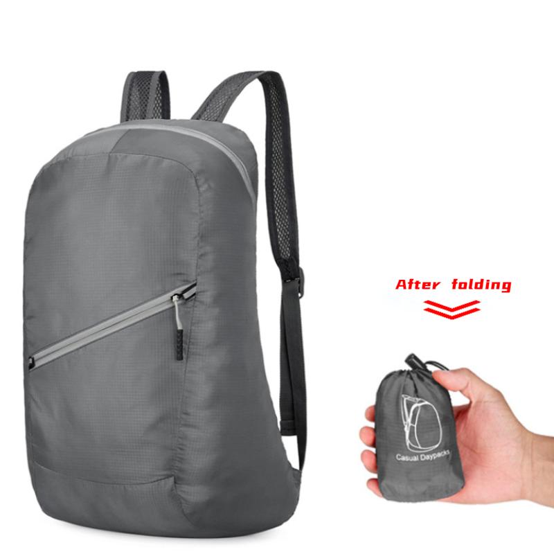 Ultraleichter faltbarer Rucksack – Kompakter Tagesrucksack für Reisen, Outdoor-Wanderungen und den täglichen Gebrauch