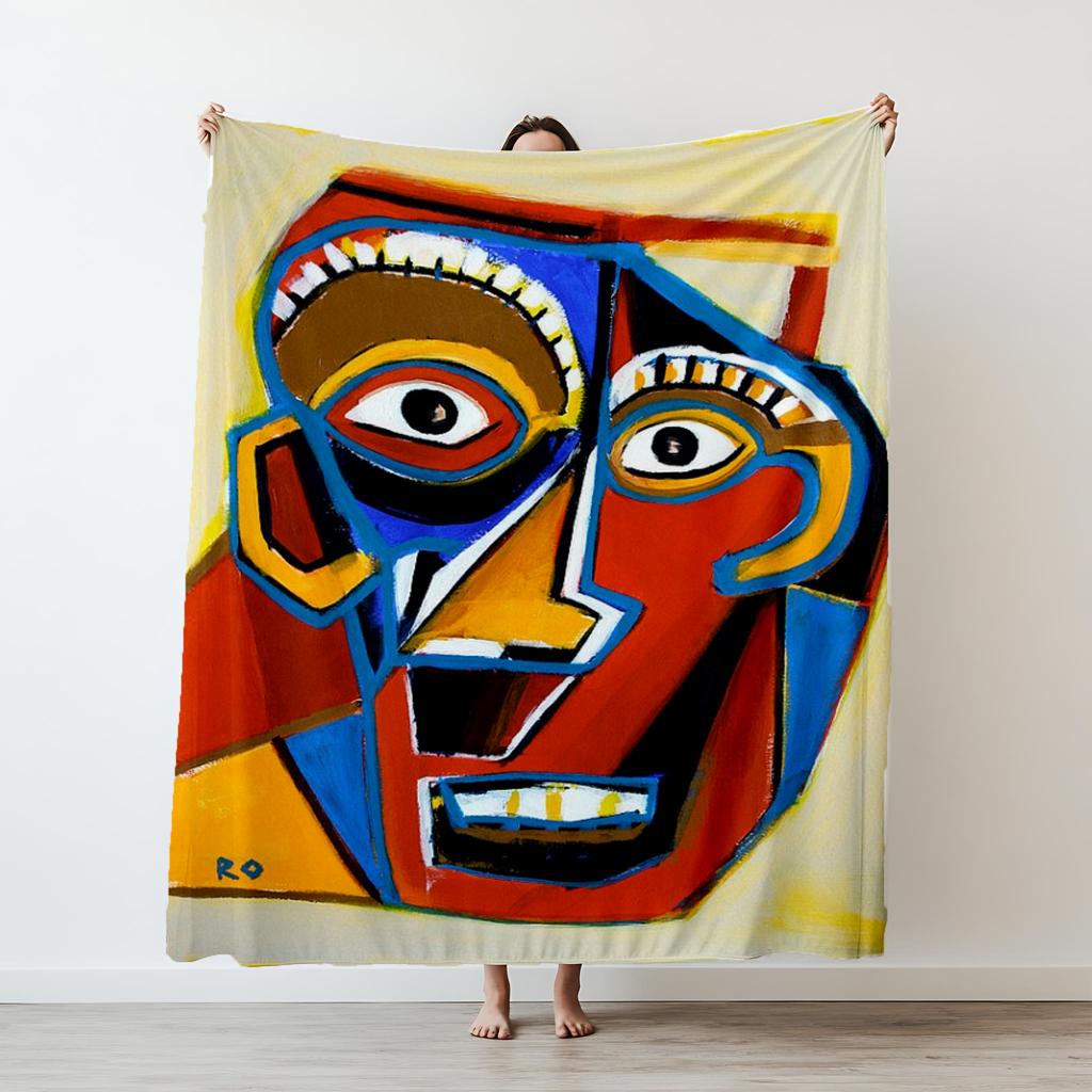 Picasso Abstract Style Painting Thin Printed Blanket Camping Throw Bed Sofa Office Air Conditioning Soft Leisure Blankets