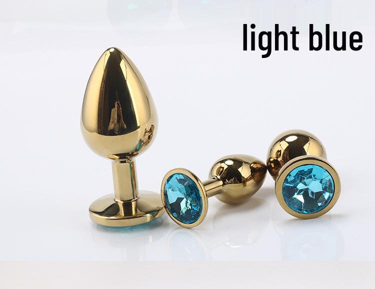 Diamond-Studded Metal Butt Plug for G-Spot Pleasure