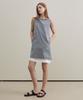 ARTID Boat Neck Layered Mini Dress_Grey