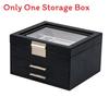 Jewelry Storage Box Pu Leather Large Capacity Organizer For Home And Travel