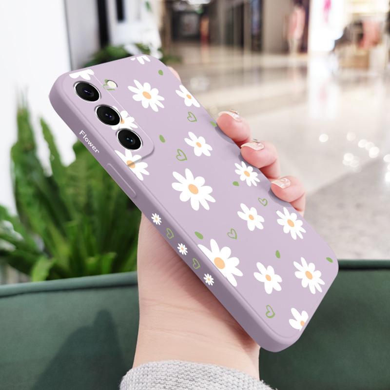 Beautiful Daisy Phone Case For Samsung Galaxy A17 A57 A37 A07 A56 A36 A26 A16 A06 Silicone Cover