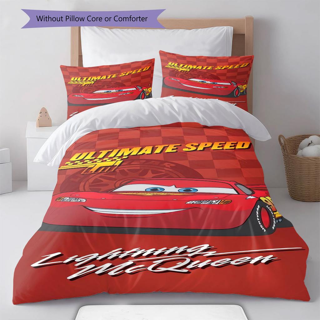 The Mater Trailer Service Duvet and Pillowcase Bedding Set Is Perfect for Decorating Boys' and Girls' Bedrooms.