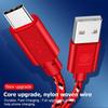 Geflochtenes USB-Typ-C-Kabel 1M Datenübertragung Schnellladung USB-C-Kabel für Telefon Tablet Computer