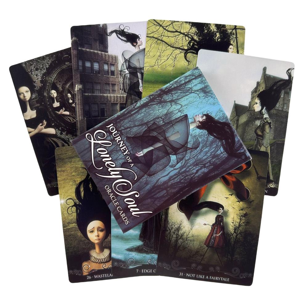 Karty Orákula Osamělá Duše Úžasná Zábava K Použití Astrologie Tarot Věštecký Balíček Anglická Edice Vize Desková Hra pro Párty