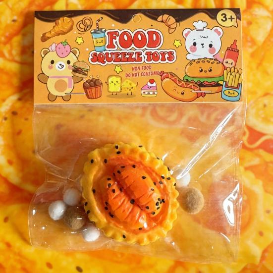 Simulation Baked Goods Squeeze Toy Stress Relief Croissant Waffle Toast Bread Sensory Toy Decompression Food Fidget Stress Ball