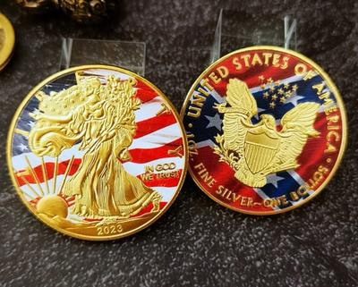 Moneda Conmemorativa de Aniversario Moneda Chapada en Oro Moneda de Coleccionista