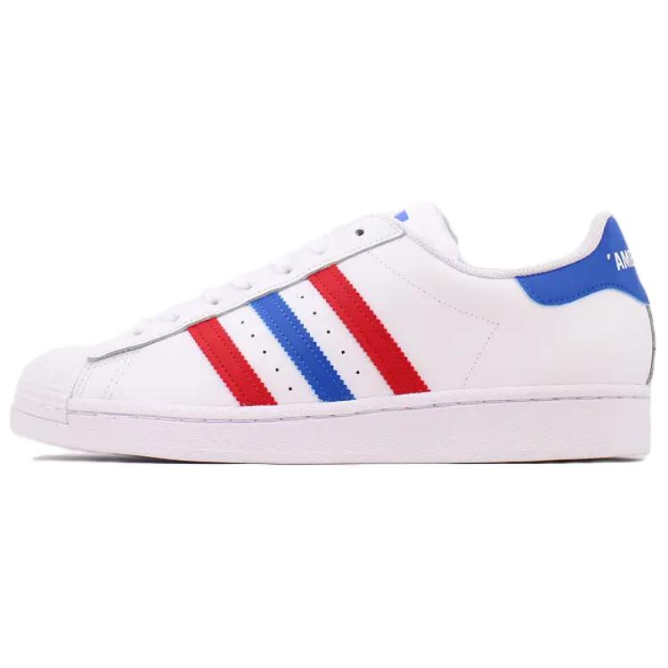 Superstar Adidas Originals White Red Blue FV3033 42⅔