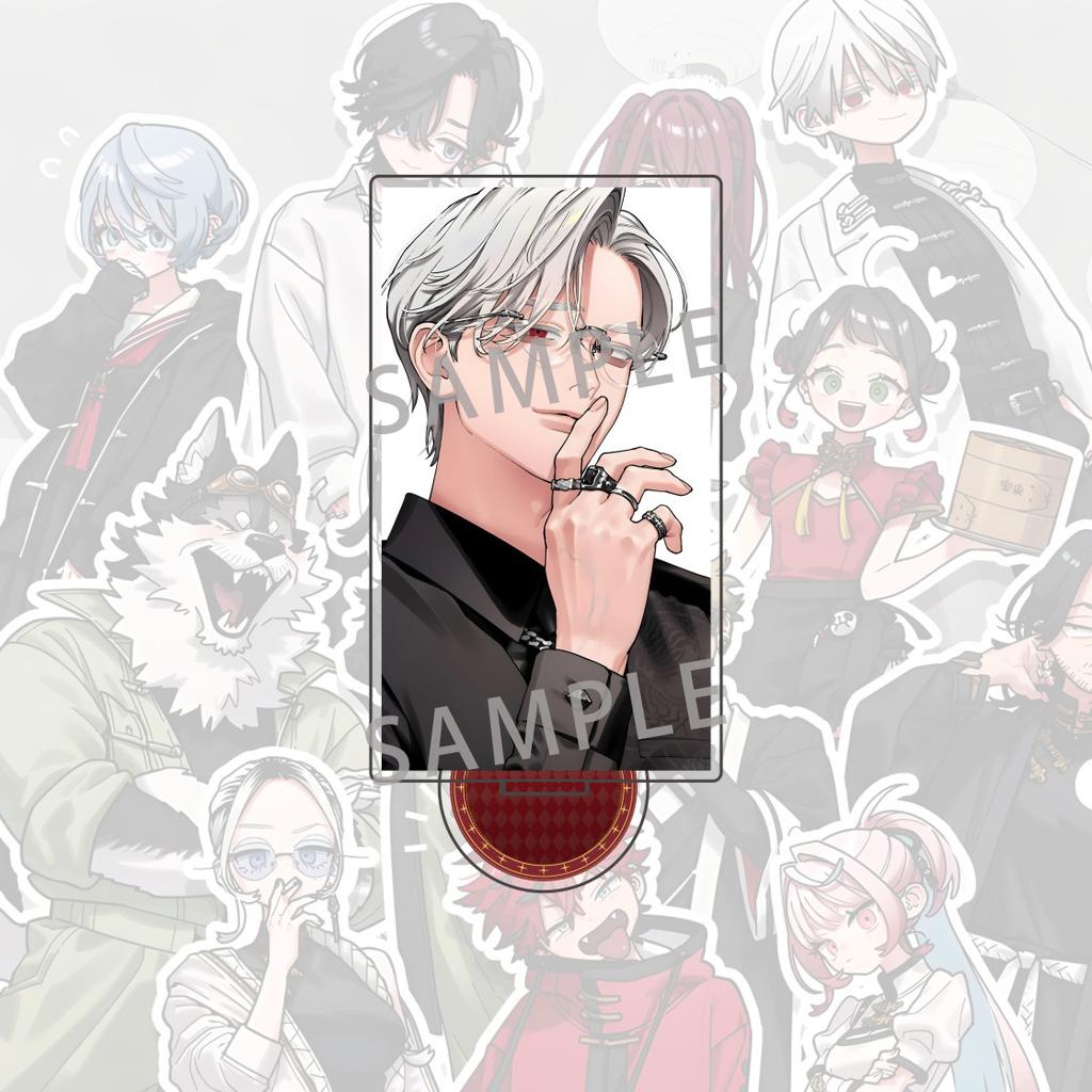 Anime Gokurakugai 15cm Acrylic Aruma Tao Saotome Nei Takarai Stand Figure Standing Model Desktop Bookshelf Decoration Gift