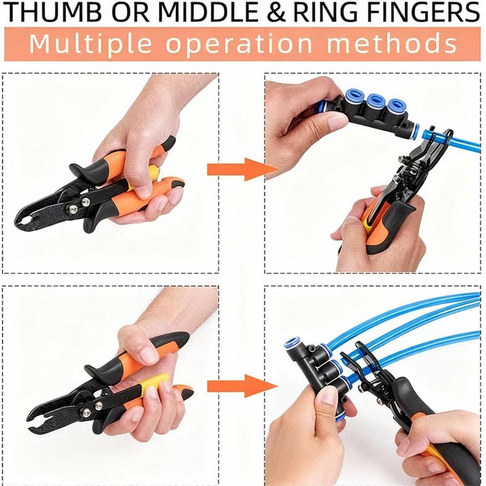 Carbon Steel + Rubber Air Line Removal Tool Quick Connect Disconnect Pliers For Industrial Use