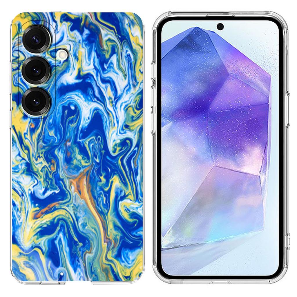 For Samsung Galaxy A55 5G Case Marble Pattern Printing Soft TPU Phone Cover
