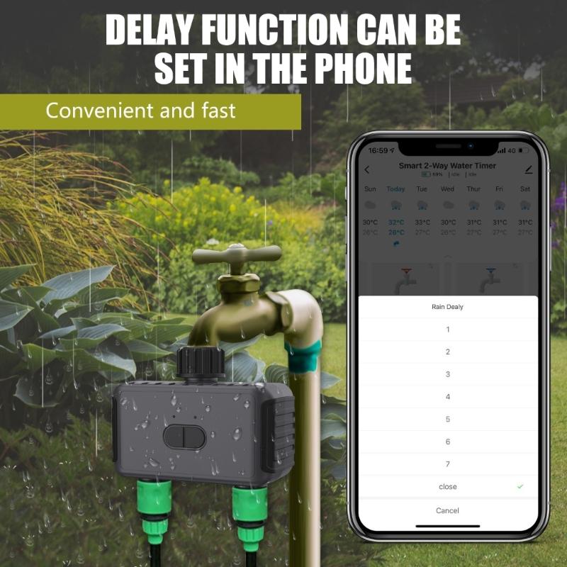 Wireless Water Timer Sprinkler Timer Hose Timer Irrigation Controller Wireless Watering System Valves APP Control