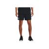 Under Armour Ua Rival Terry 6" Shorts Letter Print Loose Straight Casual Shorts Men Shorts Black 1382427-001