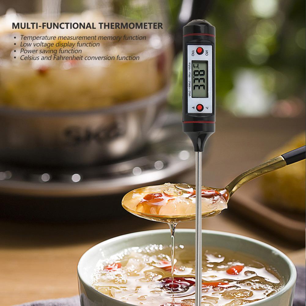 WT 1 Digital Thermometer Probe Electronic Kitchen BBQ Food Meat Temperature Gauge Tester