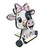 Cute Wooden Animal Glasses Holder, Cartoon Duck Dog Cow Sunglasses Display Stand, Desktop Eyeglass Holder Rack for Home Office Desk Decor