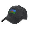 Love Gypsy Flag Roma Unisex Retro Denim Washed Baseball Caps For Men  Cowboy Sunscreen Hats Hiking Peaked Cap