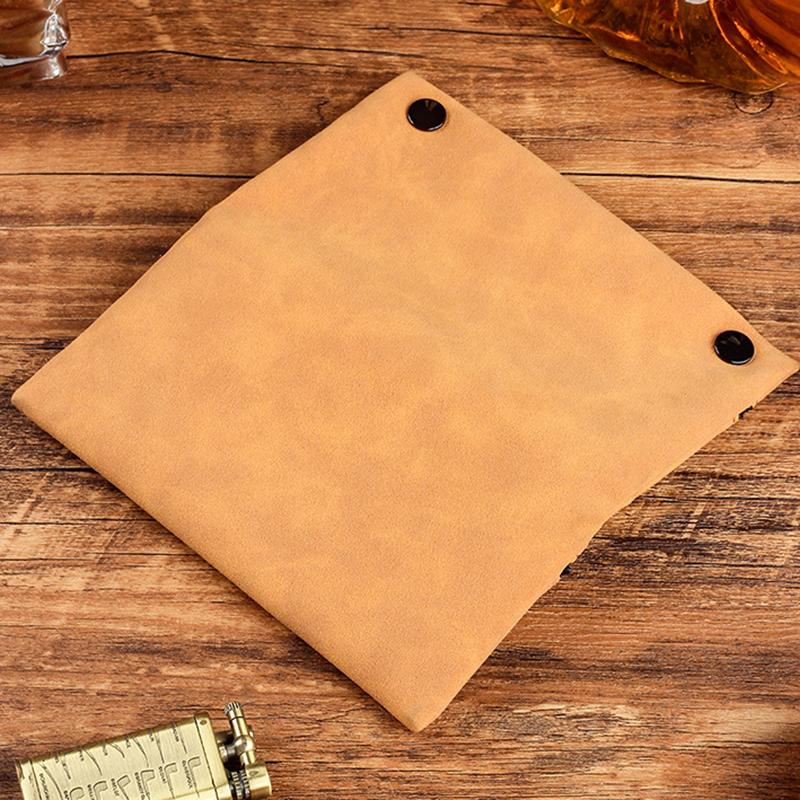 Frosted Leather Hand Cigarette Bag Foldable Storage Bag Handmade  Lighter Pouch Multifunctional  Moisturizing Bag